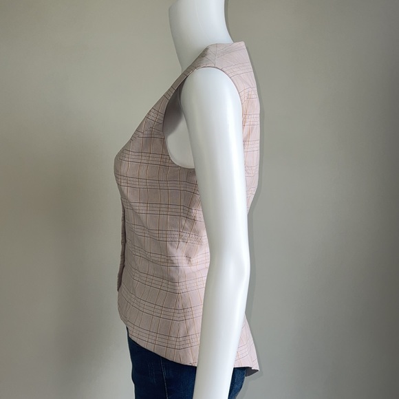 MASON Tailored Check Vest - Picture 3 of 6